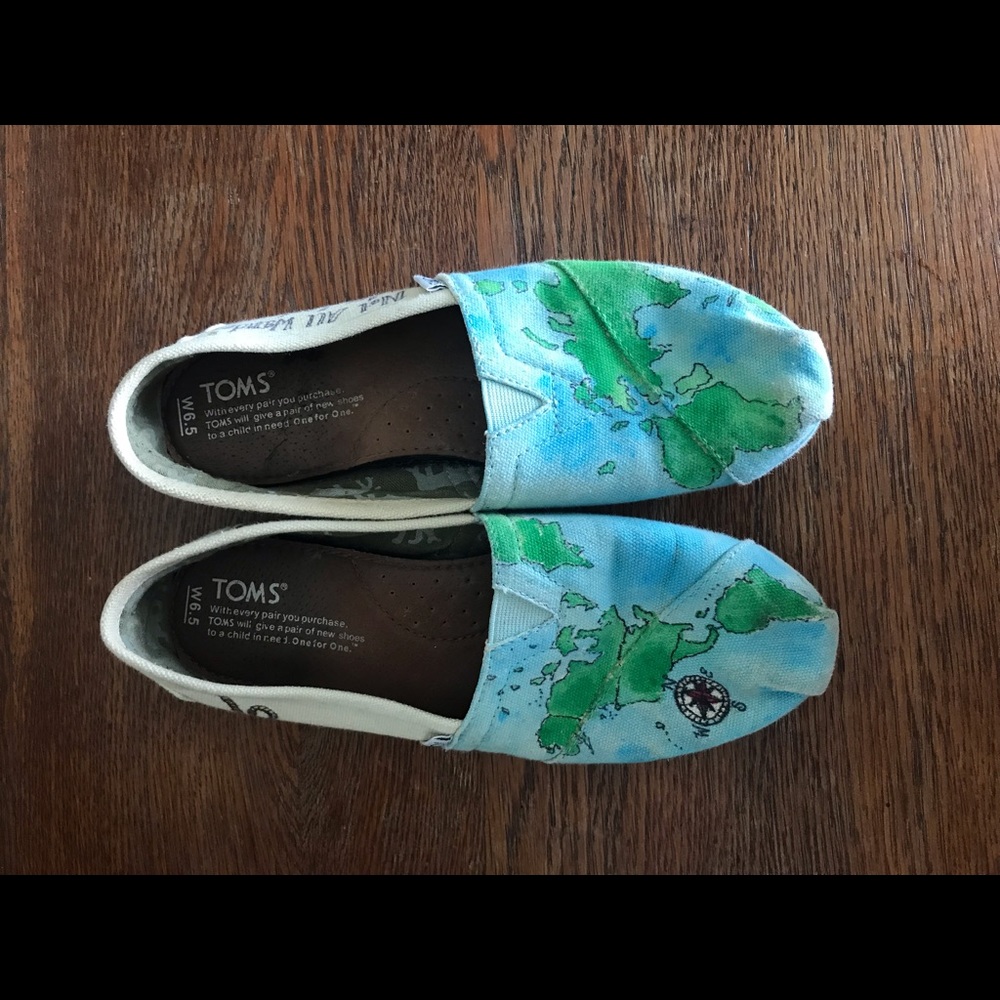 Custom world map Toms